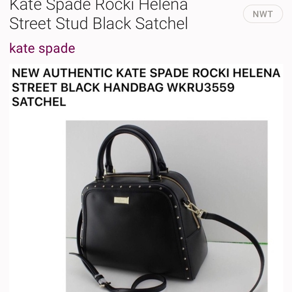 Kate Spade Helena Studded Satchel - Picture 6 of 6